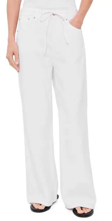 Madewell Ultimate Wide Petite Jeans Tile White 31 | Thumbnail 1