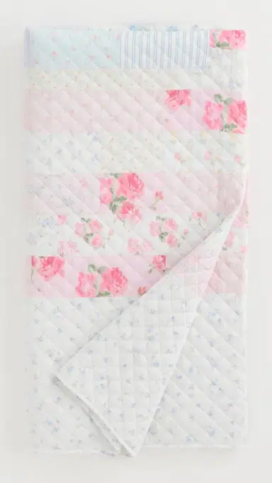 LoveShackFancy American Flag Quilt Americana Patchwork One Size | Thumbnail 2