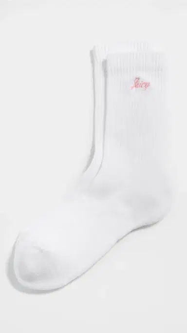 Sporty & Rich Juicy Script Socks | Thumbnail 2