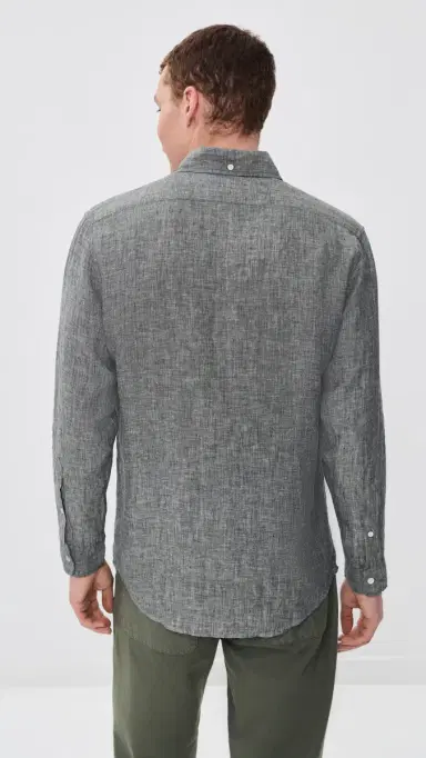 Taylor Stitch The Jack Linen Shirt Ocean Linen 40 | Thumbnail 3