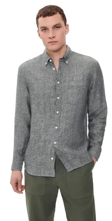 Taylor Stitch The Jack Linen Shirt Ocean Linen 40 | Thumbnail 1