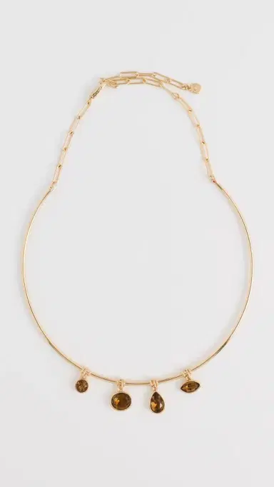 Ettika Crystal Drift Collar Necklace Smokey Quartz | Thumbnail 2 Ettika Crystal Drift Collar Necklace Smokey Quartz | Thumbnail 2