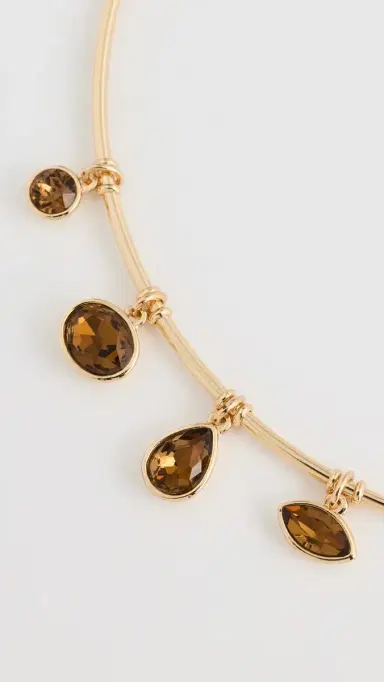 Ettika Crystal Drift Collar Necklace Smokey Quartz | Thumbnail 4 Ettika Crystal Drift Collar Necklace Smokey Quartz | Thumbnail 4