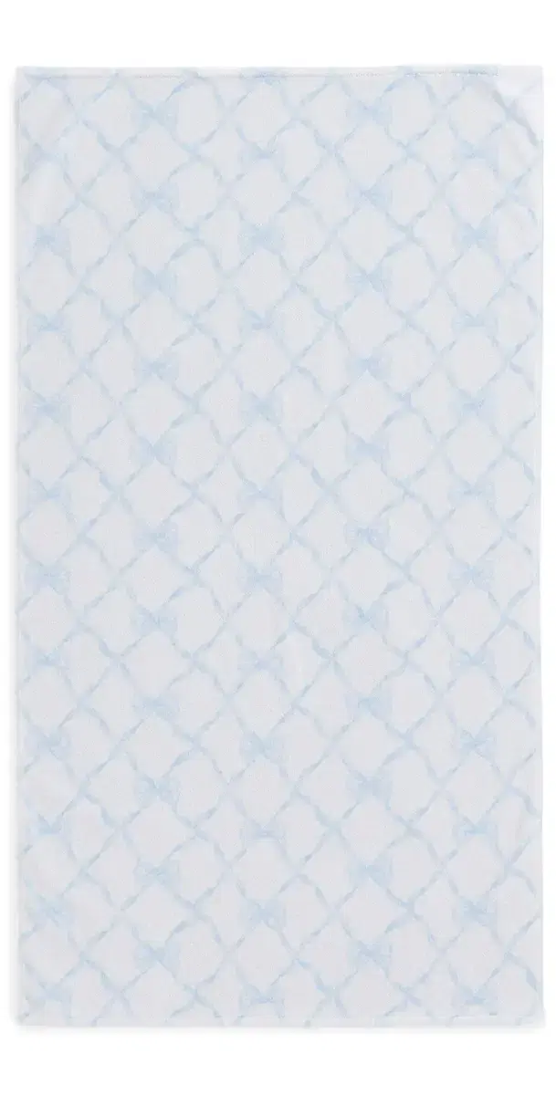 LoveShackFancy Bath Towel HIGH TIDE BLUE One Size