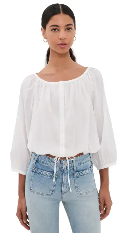 PAIGE Kinzie Top White S | Thumbnail 1 PAIGE Kinzie Top White S | Thumbnail 1