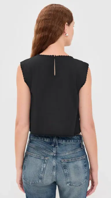 Madewell Embroidered Lace-Insert Top | Thumbnail 3 Madewell Embroidered Lace-Insert Top | Thumbnail 3