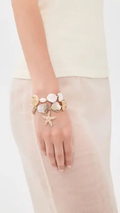 Ettika True Shell Bracelet Set Gold | Thumbnail 3 Ettika True Shell Bracelet Set Gold | Thumbnail 3