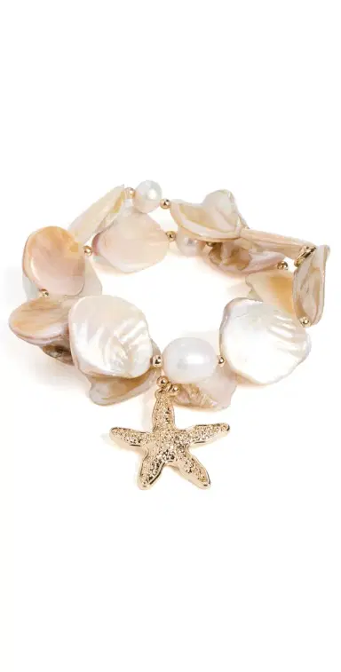 Ettika True Shell Bracelet Set Gold | Thumbnail 1 Ettika True Shell Bracelet Set Gold | Thumbnail 1
