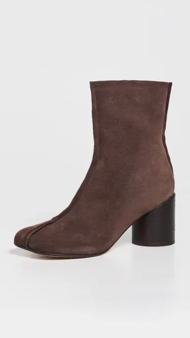 MM6 MAISON MARGIELA Suede Ankle Boots Dark Brown 37 | Thumbnail 2
