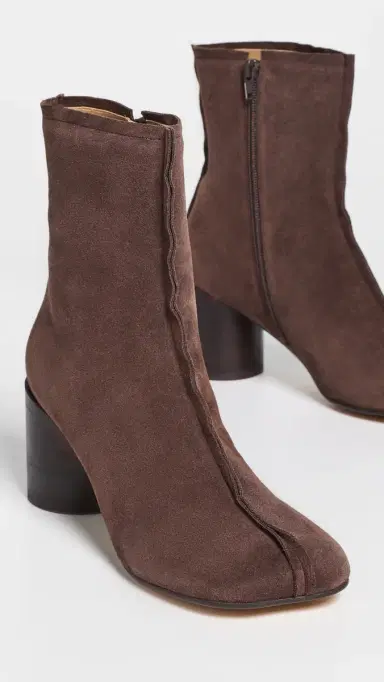 MM6 MAISON MARGIELA Suede Ankle Boots Dark Brown 37 | Thumbnail 5