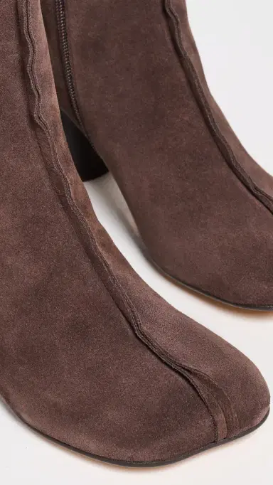 MM6 MAISON MARGIELA Suede Ankle Boots Dark Brown 37 | Thumbnail 6
