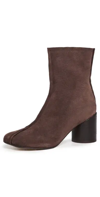 MM6 MAISON MARGIELA Suede Ankle Boots Dark Brown 37 | Thumbnail 1