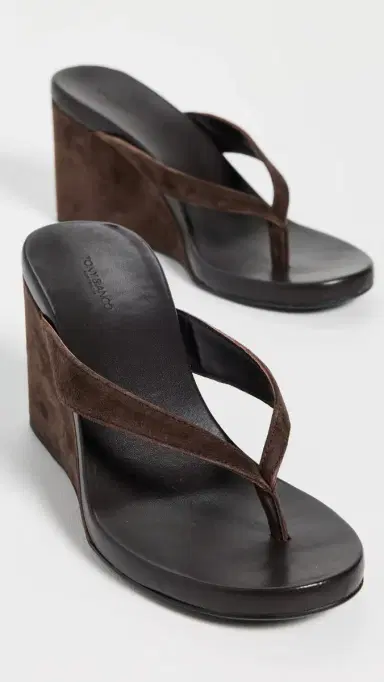 Tony Bianco Avanti Wedge Sandals Espresso Suede 7 | Thumbnail 5 Tony Bianco Avanti Wedge Sandals Espresso Suede 7 | Thumbnail 5