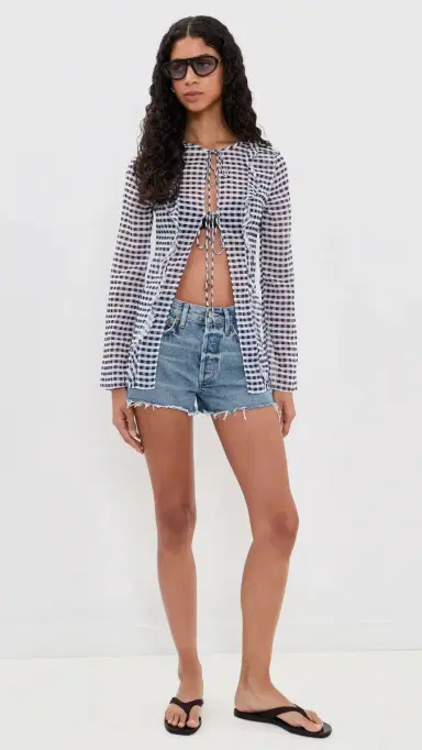 LIONESS Barely There Tie Top | Thumbnail 5
