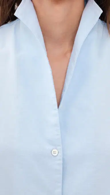 AYR The Tate Top Blue Oxford | Thumbnail 6