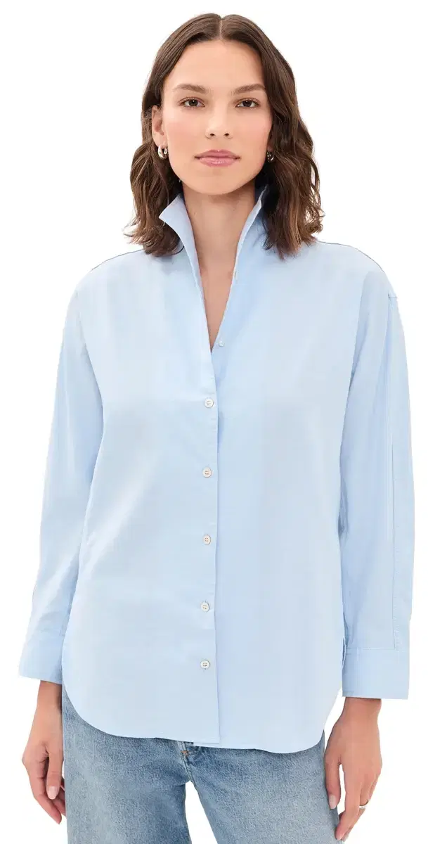 The Tate Top Blue Oxford