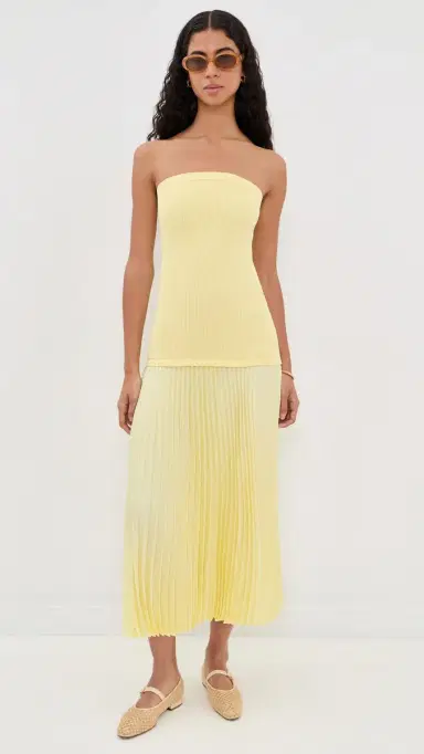 ASTR The Label Selune Dress Yellow | Thumbnail 2 ASTR The Label Selune Dress Yellow | Thumbnail 2