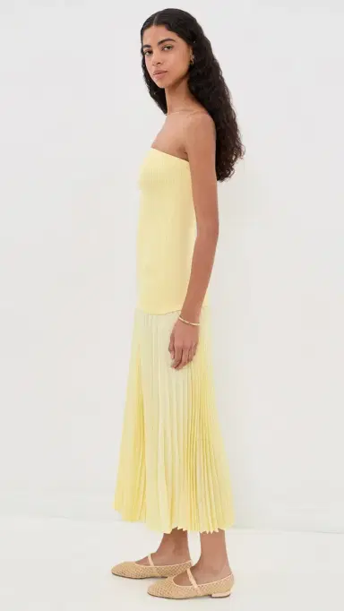 ASTR The Label Selune Dress Yellow | Thumbnail 4 ASTR The Label Selune Dress Yellow | Thumbnail 4