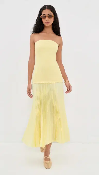 ASTR The Label Selune Dress Yellow | Thumbnail 5 ASTR The Label Selune Dress Yellow | Thumbnail 5