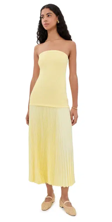 ASTR The Label Selune Dress Yellow | Thumbnail 1 ASTR The Label Selune Dress Yellow | Thumbnail 1