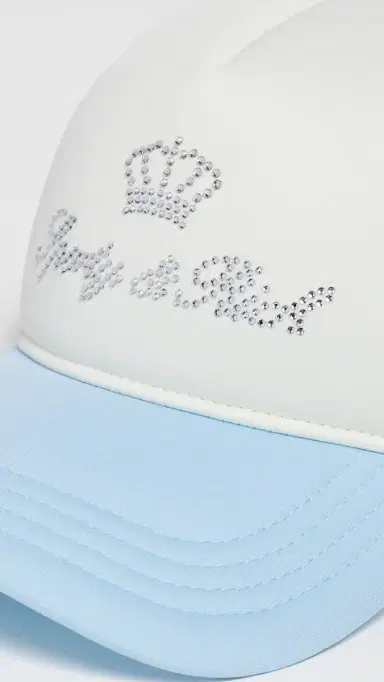 Sporty & Rich Juicy Crown Trucker Hat | Thumbnail 5