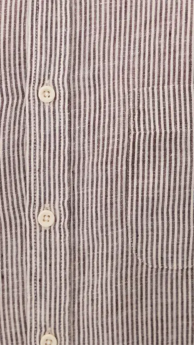 Taylor Stitch The Jack Linen Shirt Burgundy University Stripe 38 | Thumbnail 6