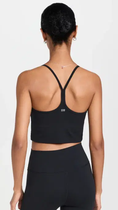 Splits59 Airweight Crop Top Black L | Thumbnail 3