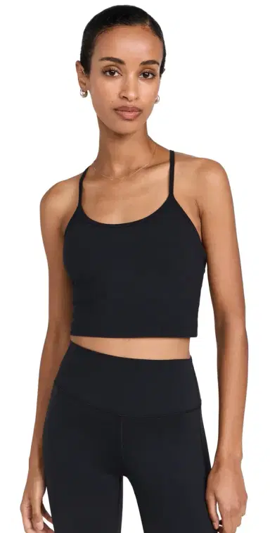 Splits59 Airweight Crop Top Black L | Thumbnail 1