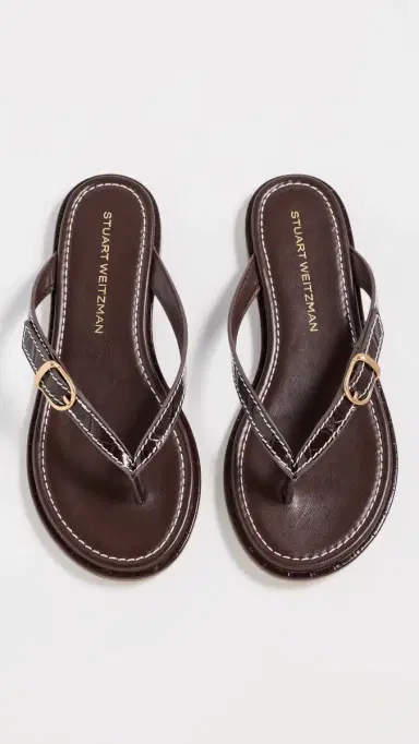 Stuart Weitzman Park Sandals Walnut | Thumbnail 2