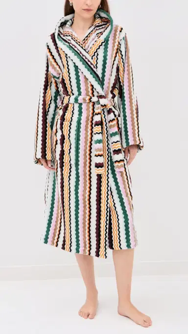 Missoni Aura Hooded Bathrobe ulticolor | Thumbnail 2 Missoni Aura Hooded Bathrobe ulticolor | Thumbnail 2