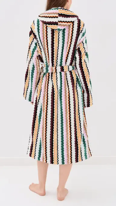 Missoni Aura Hooded Bathrobe ulticolor | Thumbnail 3 Missoni Aura Hooded Bathrobe ulticolor | Thumbnail 3
