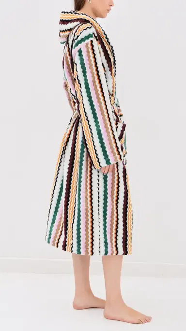 Missoni Aura Hooded Bathrobe ulticolor | Thumbnail 4 Missoni Aura Hooded Bathrobe ulticolor | Thumbnail 4