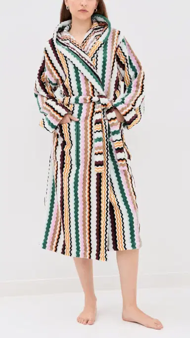 Missoni Aura Hooded Bathrobe ulticolor | Thumbnail 5 Missoni Aura Hooded Bathrobe ulticolor | Thumbnail 5