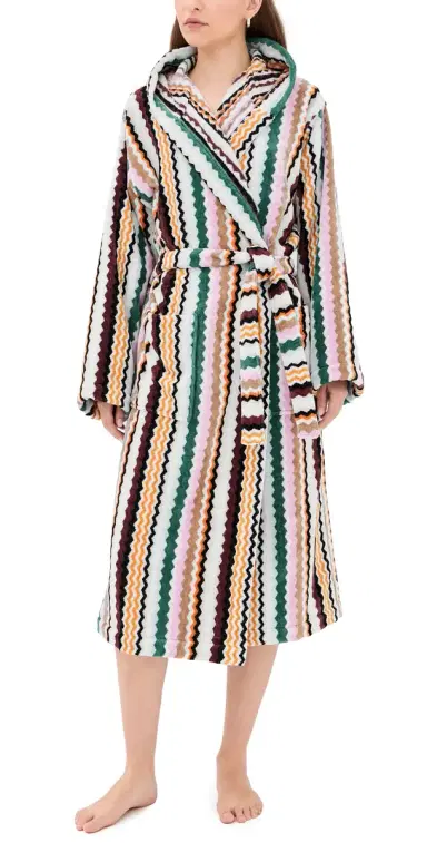 Missoni Aura Hooded Bathrobe ulticolor | Thumbnail 1 Missoni Aura Hooded Bathrobe ulticolor | Thumbnail 1