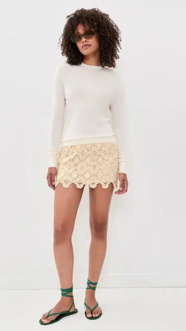 Lioness Femme Mini Skirt Beige | Thumbnail 5