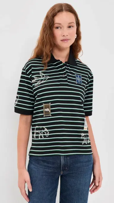 Sea Winslow Craft Polo Shirt Black S | Thumbnail 2