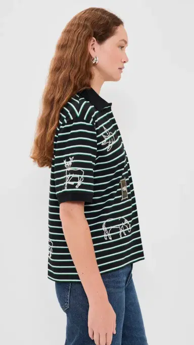 Sea Winslow Craft Polo Shirt Black S | Thumbnail 4