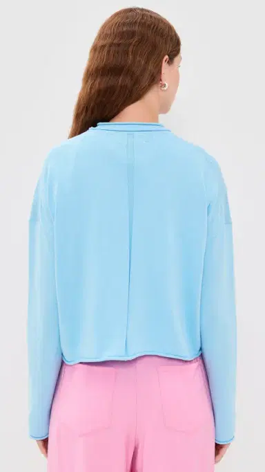 La Ligne Dominick Cotton Sweater Light Blue L | Thumbnail 3