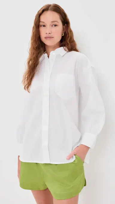 Suzie Kondi Kappa Button-Up Shirt White | Thumbnail 2