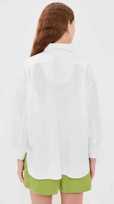 Suzie Kondi Kappa Button-Up Shirt White | Thumbnail 3