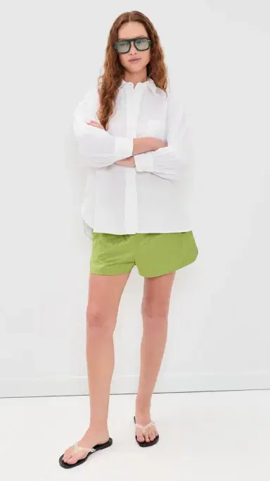 Suzie Kondi Kappa Button-Up Shirt White | Thumbnail 5