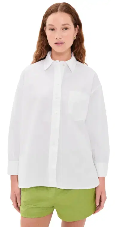 Suzie Kondi Kappa Button-Up Shirt White | Thumbnail 1