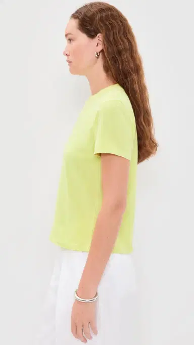 La Ligne Solid Molly Tee Light Key Lime | Thumbnail 4