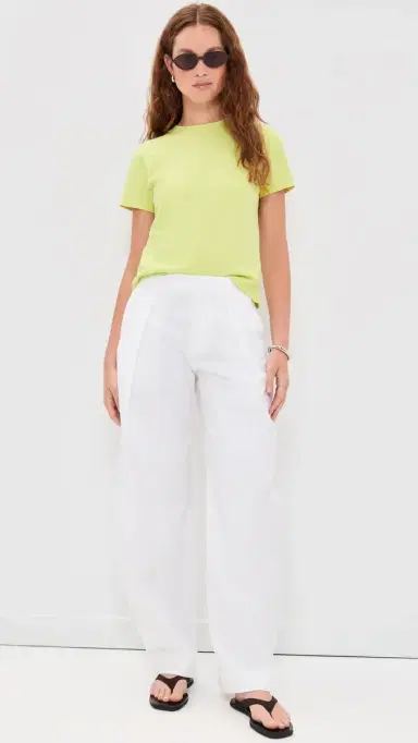 La Ligne Solid Molly Tee Light Key Lime | Thumbnail 5