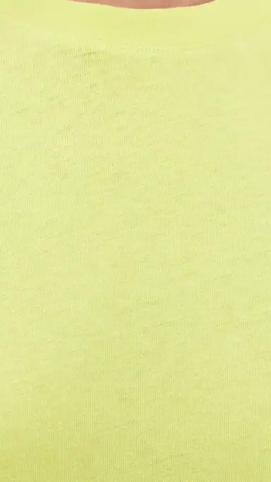 La Ligne Solid Molly Tee Light Key Lime | Thumbnail 6