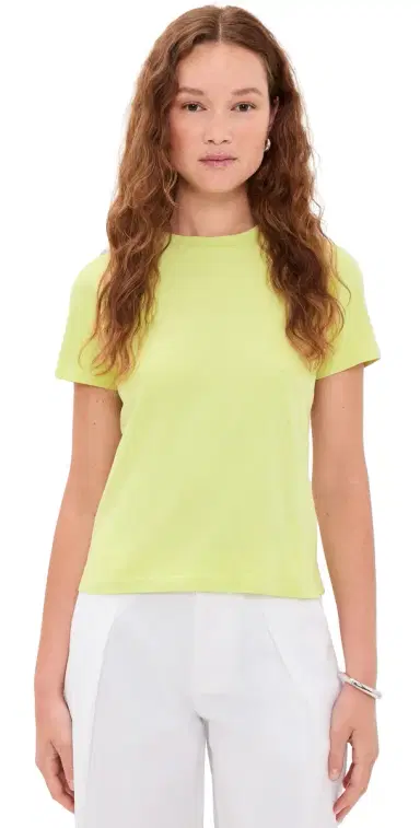 La Ligne Solid Molly Tee Light Key Lime | Thumbnail 1