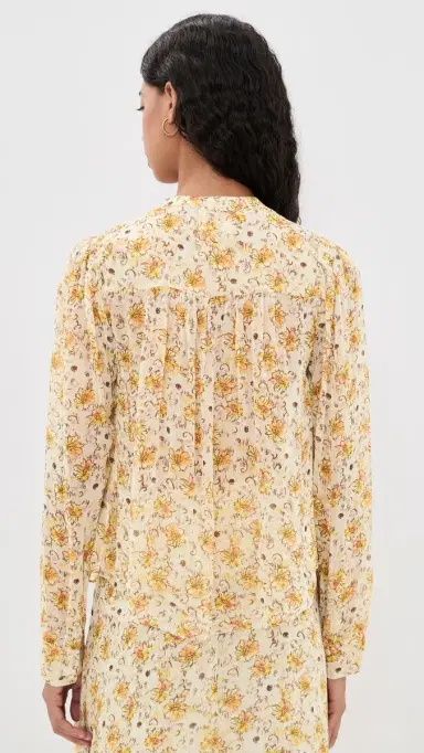Isabel Marant Étoile Florine Blouse Light Yellow/Ecru | Thumbnail 3 Isabel Marant Étoile Florine Blouse Light Yellow/Ecru | Thumbnail 3
