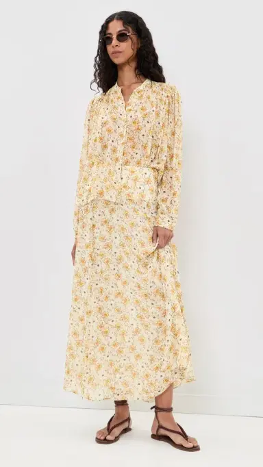 Isabel Marant Étoile Florine Blouse Light Yellow/Ecru | Thumbnail 5 Isabel Marant Étoile Florine Blouse Light Yellow/Ecru | Thumbnail 5