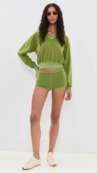 Éterne Mini Track Shorts Fern | Thumbnail 5