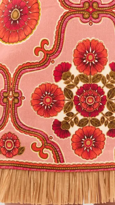 Cara Cara Valencia Mini Dress Mod Floral Brick 8 | Thumbnail 6